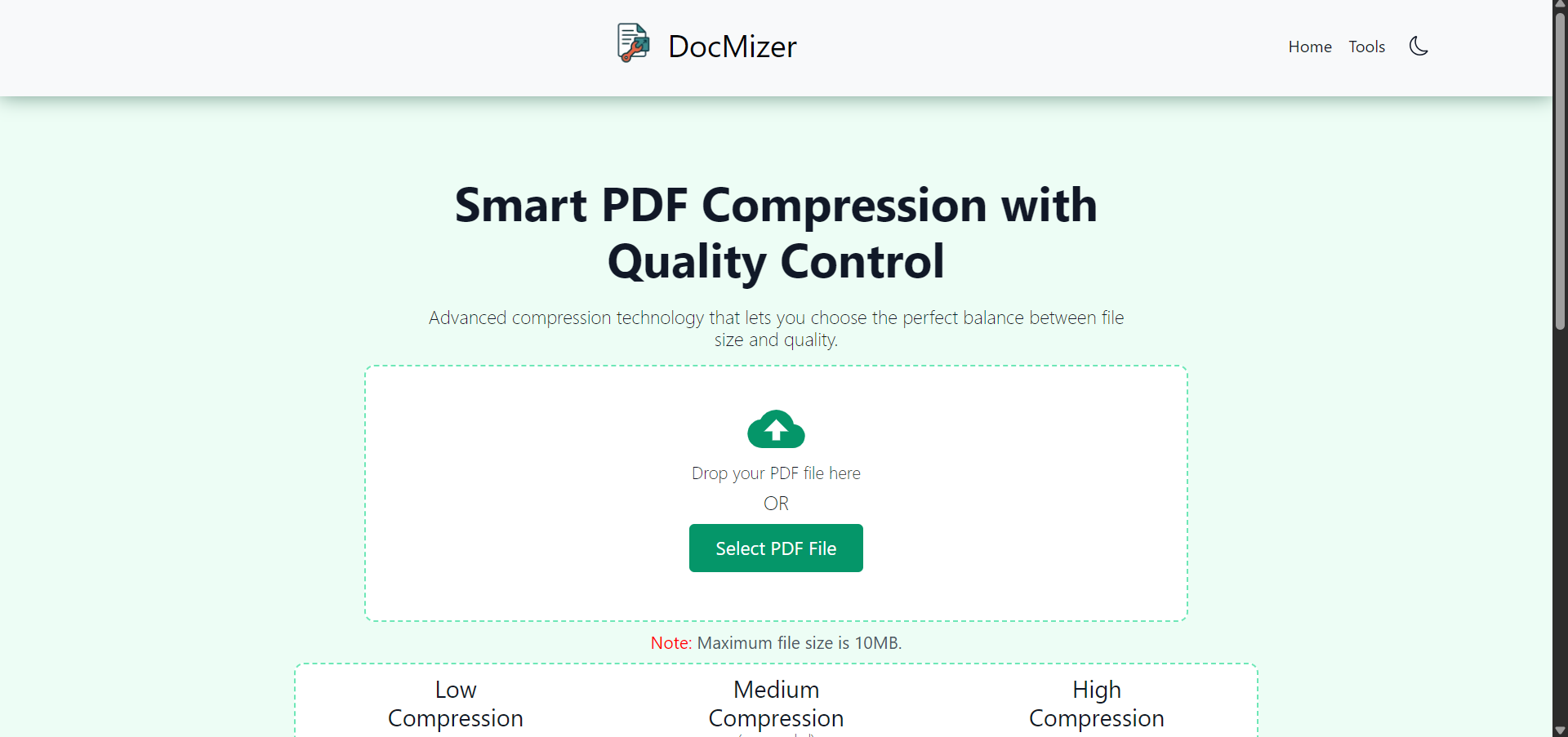 DocMizer screenshot 1